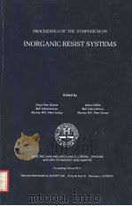 PROCEEDINGS OF THE SYMPOSIUM ON INORGANIC RESIST SYSTEMS VOLUME 82-9 PDF电子版封面