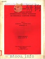 MINUTES NINTH ANNUAL MEETING INTER NNATIONAL PURDUE WORKSHOP ON INDUSTRIAL COMPUTER SYSTEMS PAPT 2 N PDF电子版封面