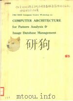 1981 IEEE COMPUTER SOCIETY WORKSHOP ON COMPUTER ARCHITECTURE FOR PATTERN ANALYSIS & IMAGE DATABASE M（ PDF版）