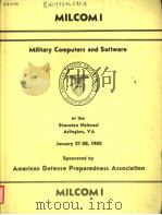 MILITARY COMPUTERS AND SOFTWARE PDF电子版封面
