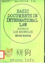 BASIC DOCUMENTS IN INTERNATIONAL LAW SECOND EDITION（ PDF版）
