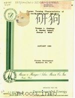 CORNER TURNING CHARACTERISTICS OF TATB/HMX/KEL-F MIXTURES PDF电子版封面 THOMAS L.STALLINGS A.GORDON O