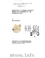 CONTINUOUSLY TUNABLE OPTICALLY PUMPED HIGH-PRESSURE OF→CO2 TRANSFER LASER PDF电子版封面