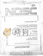 HIGH-PRESSURE VIEWPORTS FOR INFRARED SYSTEMS PHASE 2-CHALCOGENIDE GLASS PDF电子版封面