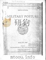 UNITED STATES MILITARY POSTURE FOR FY 1983 PDF电子版封面