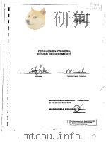 PERCUSSION PRIMERS,DESIGN REQUIREMENTS PDF电子版封面