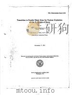 APPENDIX A TRANSITION TO DOUBLE MACH STEM FOR NUCLEAR EXPLOSION AT 104 FT HEIGHT OF BURST PDF电子版封面 M.FRY J.M.PICONE J.P.BORIS A