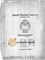 ANNUAL HISTORICAL SUMMARY DEFENSE INDUSTRIAL PLANT EQUIPMENT CENTER 1969 PDF电子版封面