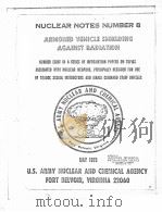 ARMORED VEHICLE SHIELDING AGAINST RADIATION PDF电子版封面 C.N.DAVIDSON