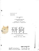 FINAL REPORT/E-4 FOR A FUEL VAPOR INJECTION/IGNITER SYSTEM PDF电子版封面