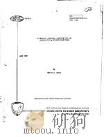 A VERTICAL STRUCTURE ALGORITHM FOR LOW VISIBILITY/LOW STRATUS CONDITIONS PDF电子版封面 MELVIN G.HEAPS