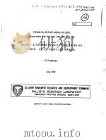 BLAKE-A THERMODYNAMICS CODE BASED ON TIGER:USERS'GUIDE AND MANUAL PDF电子版封面