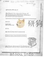 BALLISTIC IRREGULARITIES OF TRIAMINOGUANIDINE NITRATE （TAGN） PROPELLANTS（ PDF版）