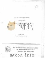 TERNARY SULFIDE INFRARED WINDOW MATERIALS FIRST ANNUAL REPORT TO THE OFFICE OF NAVAL RESEARCH CONTRA PDF电子版封面