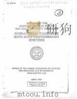 REPORT OF THE DEFENSE SCIENCE BOARD 1981 SUMMER STUDY PANEL ON OPERATIONAL READINESS WITH HIGH PERFO PDF电子版封面