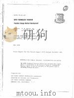 LINER TECHNOLOGY PROGRAM FRACTURE ENERGY METHOD DEVELOPMENT     PDF电子版封面     
