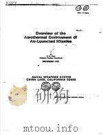 OVERVIEW OF THE AEROTHERMAL ENVIRONMENT OF AIR-LAUNCHED MISSILES PDF电子版封面 B.M.RYAN