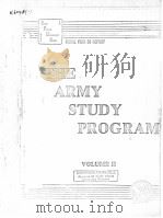 THE ARMY STUDY PROGRAM VOLUME 2 PDF电子版封面