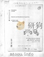 ELECTRONIC AND MICROELECTRONLC CAPABILITIES PDF电子版封面 RHODA H.KIGHT DENNIS W.MARTIN