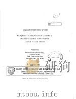 NUMERICAL SIMULATION OF LAMINAR，INCOMPRESSIBLE FLOW WITHIN LIQUID FILLED SHELLS     PDF电子版封面     