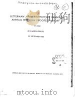 LETTERMAN ARMY INSTITUTE OF RESEARCH ANNUAL RESEARCH PROGRESS REPORT FY 1980（ PDF版）