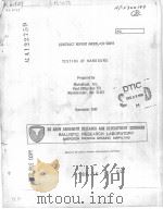 TESTING OF HANDGUNS PDF电子版封面