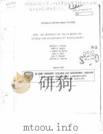 GED:AN INTERACTIVE SOLID MODELING SYSTEM FOR VULNERABILITY ASSESSMENTS PDF电子版封面