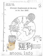 STRATEGIC REQUIREMENTS FOR THE ARMY TO THE YEAR 2000 VOLUME 3 THE AMERICAS PDF电子版封面