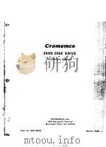 CROMEMCO 299B DISK DRIVE TECHNICAL MANUAL（ PDF版）
