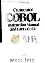 CROMEMCO COBOL INSTRUCTION MANUAL AND USER'S GUIDE（ PDF版）