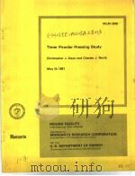 TIMER POWDER PRESSING STUDY（ PDF版）