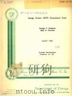 LARGE SCALE ODTX STANDARD TEST PDF电子版封面 GEORGE T.SCHMITZ BILLY D.FAUB