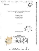 REVIEW OF RATE DATA FOR REACTIONS OF INTEREST IN HF AND DF LASERS PDF电子版封面 N.COHEN AND J.F.BOTT