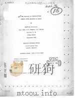 THE FRACTURE OF THERMOSEITING RESINS AFTER EXPOSURE TO WATER PDF电子版封面