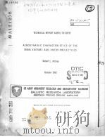 AERODYNAMIC CHARACTERISTICS OF THE 30MM XM788E1 AND XM789 PROJECTILES PDF电子版封面 ROBERT L.MCCOY