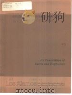 JET PENETRATION OF INERTS AND EXPLOSIVES PDF电子版封面
