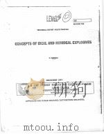 CONCEPTS OF IDEAL AND NONIDEAL EXPLOSIVES PDF电子版封面 O.SANDUS