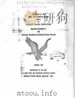 OPERATION OF THE DRILL AND TRANSFER SYSTEM(DATS)AT DESIGNATED MILITARY INSTALLATIONS,SUPPLEMENT 1 TO PDF电子版封面