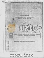 CONTROL SYSTEM FUNCTIONAL CRITERIA FOR MODERNIZED FORCED AIR DRY FACILITY PDF电子版封面