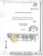 COMPUTER DESCRIPTION OF THE FIELD ARTILLERY AMMUNITION SUPPLY VEHICLE PDF电子版封面 S.DONALD SCHLUETER F.JAMES VA