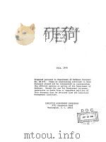 CONDITION AND OPEATION OF DOD AMMUNITION PRODUCTION FACILITIES PHASE 2 TASK 68-19 VOLUME 1 PDF电子版封面