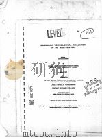 MAMMALIAN TOXICOLOGICAL EVALUATION OF TNT WASTEWATERS VOLUEM 1 CHEMISTRY STUDIES PDF电子版封面