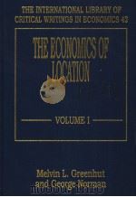 THE ECONOMICS OF LOCATION VOLUME 1 1995 PDF电子版封面 1852788674