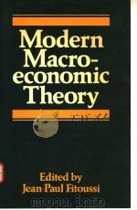 MODERN MACRO-ECONOMIC THEORY 1983 PDF电子版封面 0631143564