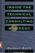 INSIDE THE TECHNICAL CONSULTING BUSINESS  LAUNCHING AND BUILDING YOUR INDEPENDENT PRACTICE  SECOND E（1994年 PDF版）