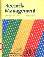 RECORDS MANAGEMENT THIRD EDITION 1982 PDF电子版封面 0538116803