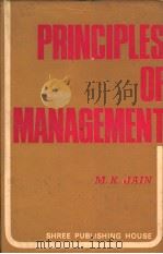 PRINCIPLES OF MANAGEMENT 1986 PDF电子版封面 M.K.JAIN