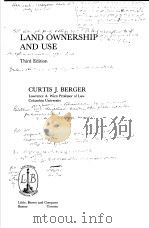 LAND OWNERSHIP AND USE  THIRD EDITION（1983年 PDF版）