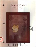 READY NOTES FOR USE WITH MICROECONOMICS SECOND EDITION 1995 PDF电子版封面 0256138516
