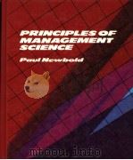 PRINCIPLES OF MANAGEMENT SCIENCE 1986 PDF电子版封面 0137017561